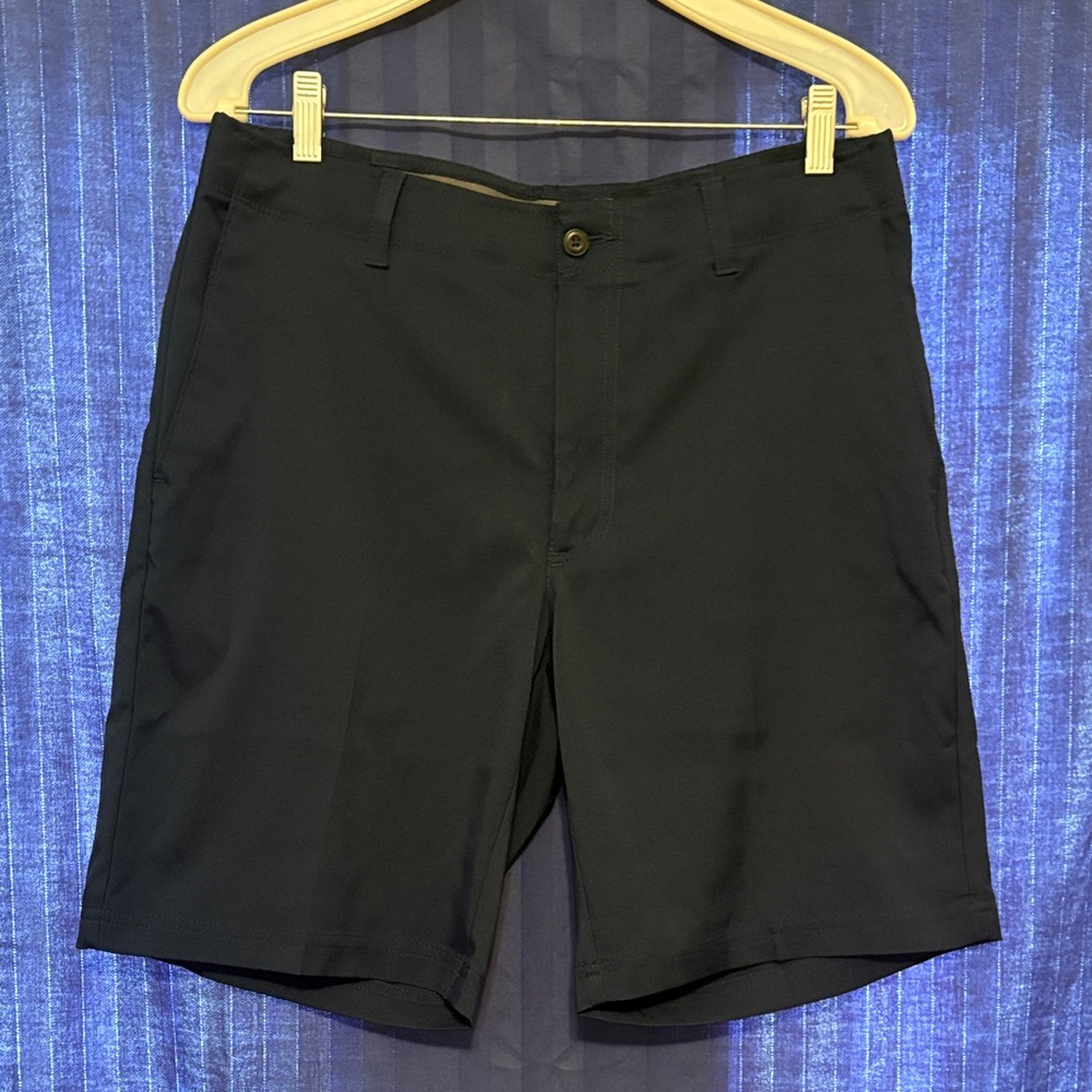 PGA Tour Men's Navy Flat Front Shorts